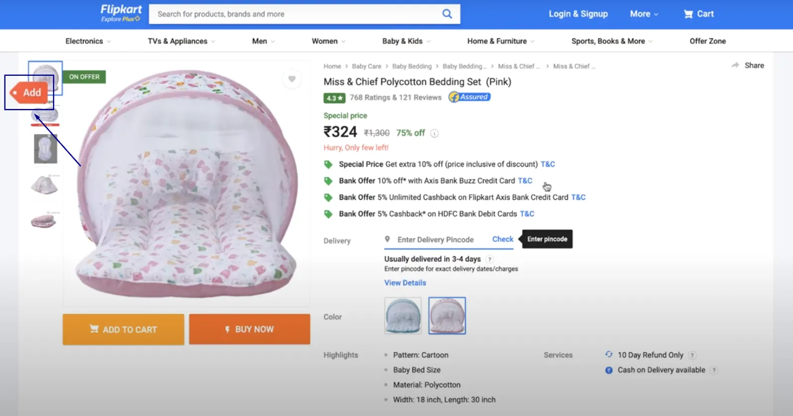 add product(Flipkart)